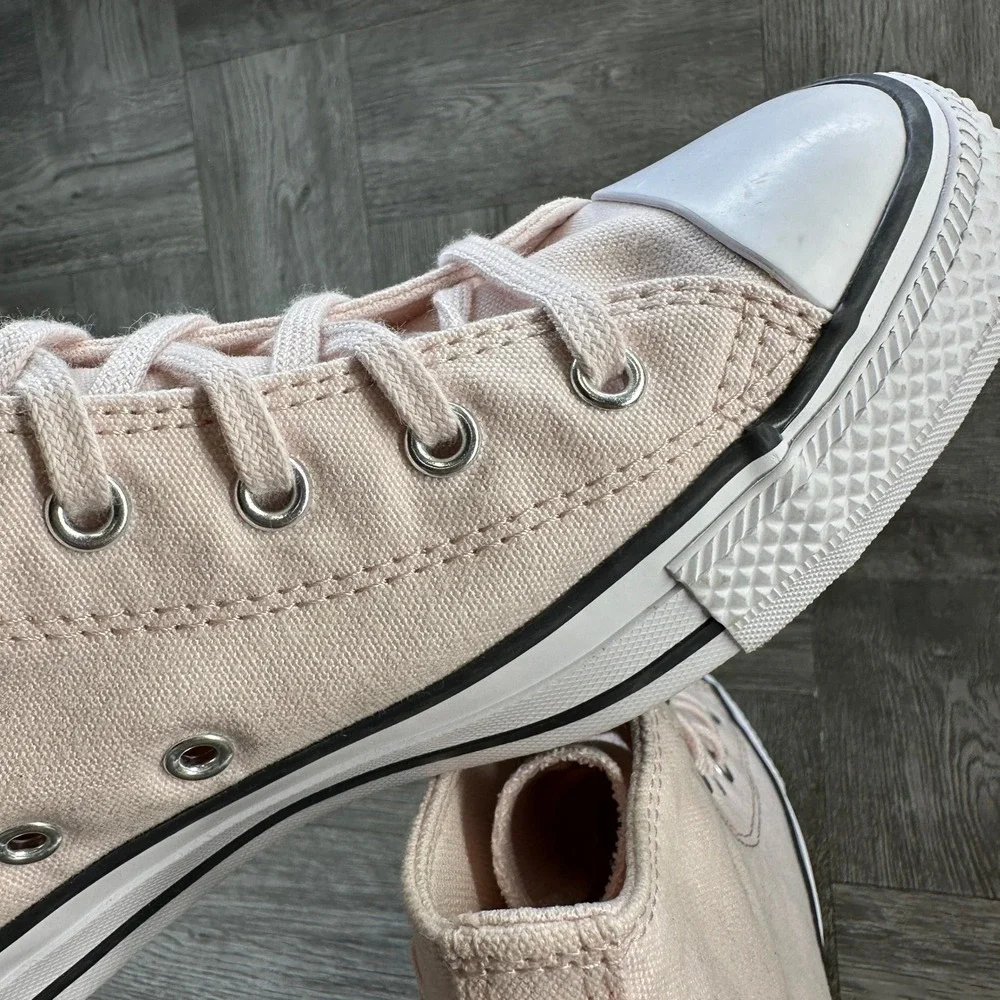 Converse Chuck Taylor High Top Kid 6 Pink‎ New Bow Ruffle Coquette A09281C